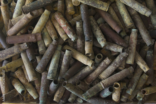 First World War old bullets in Çanakkale, (Gallipoli) Turkey