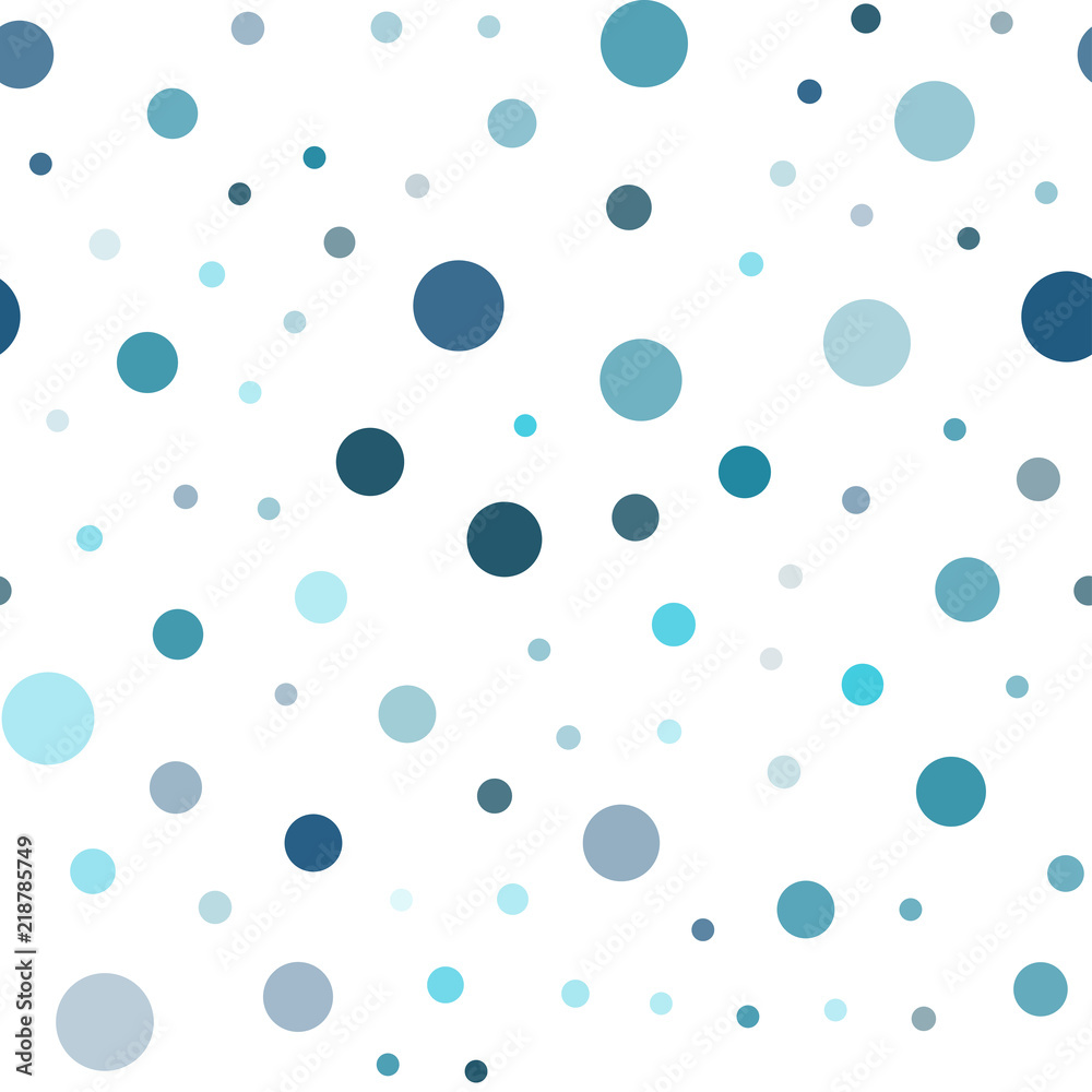 Light BLUE vector seamless backdrop with dots. Light BLUE vector seamless backdrop with dots.