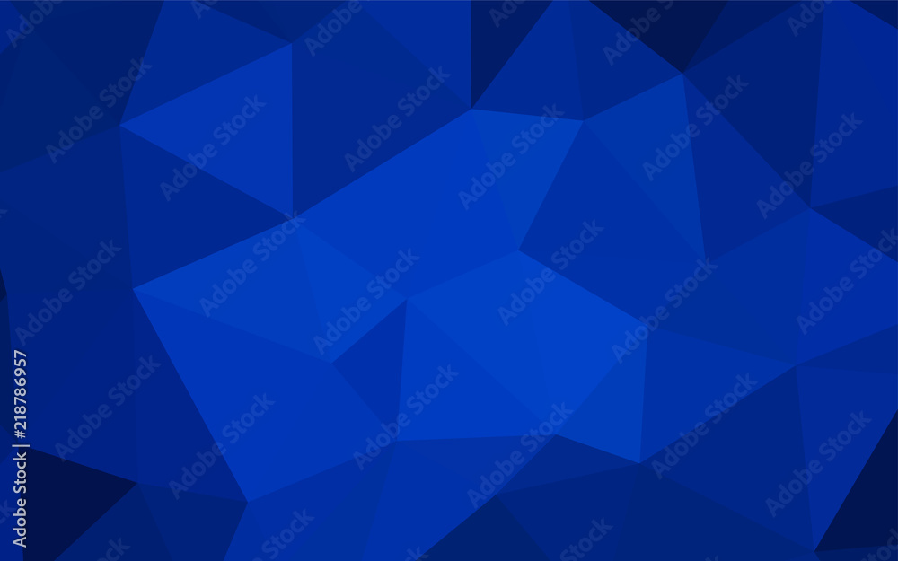 Dark BLUE vector abstract mosaic backdrop. Dark BLUE vector abstract mosaic backdrop.