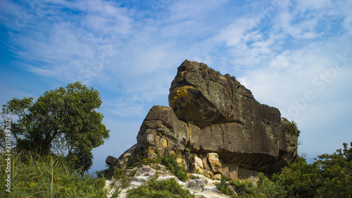 Huge rock of mountain