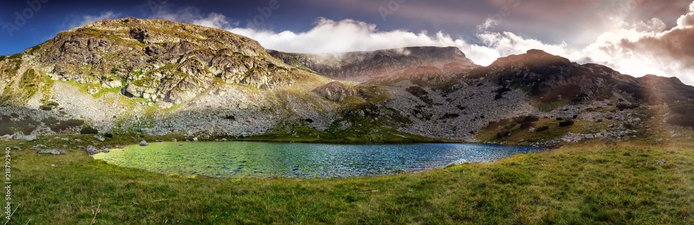Fototapeta premium High altitude glacial lake