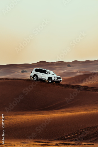 Car in Dunes © David
