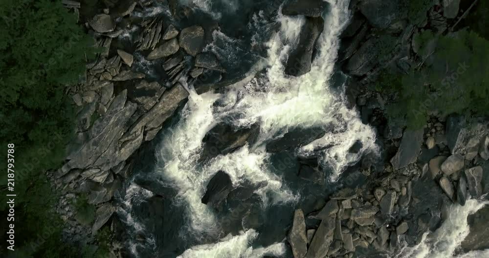 Epic nature aerial view over river and rocks in Norway Scandinavia Epic nature aerial view over river and rocks in Norway Scandinavia
