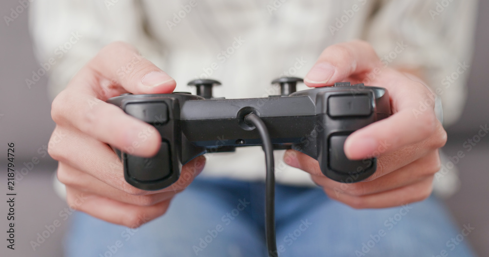 Play video game Play video game