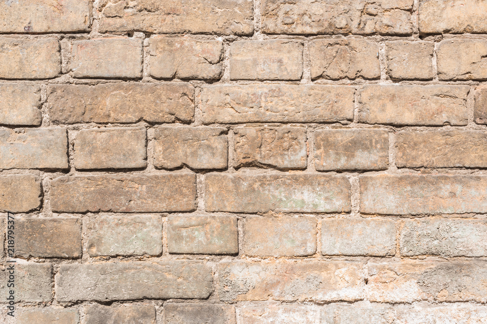 brown aged weathered brick wall background brown aged weathered brick wall background