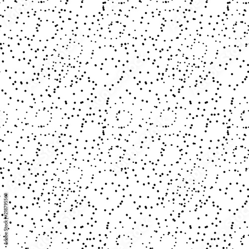 Abstract seamless pattern, dots, stripes. Vector illustration. © 01elena10
