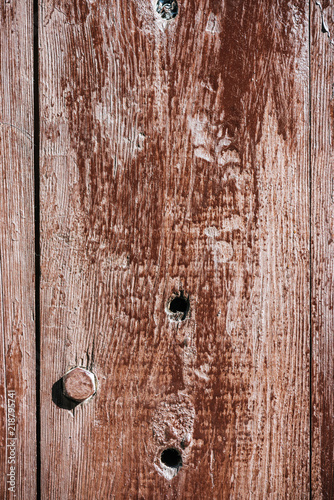 close-up view of old weathered wooden fence background
