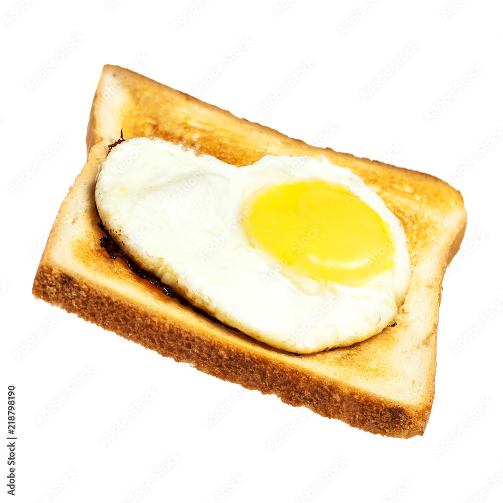 Sandwich with egg isolate on white background Sandwich with egg isolate on white background
