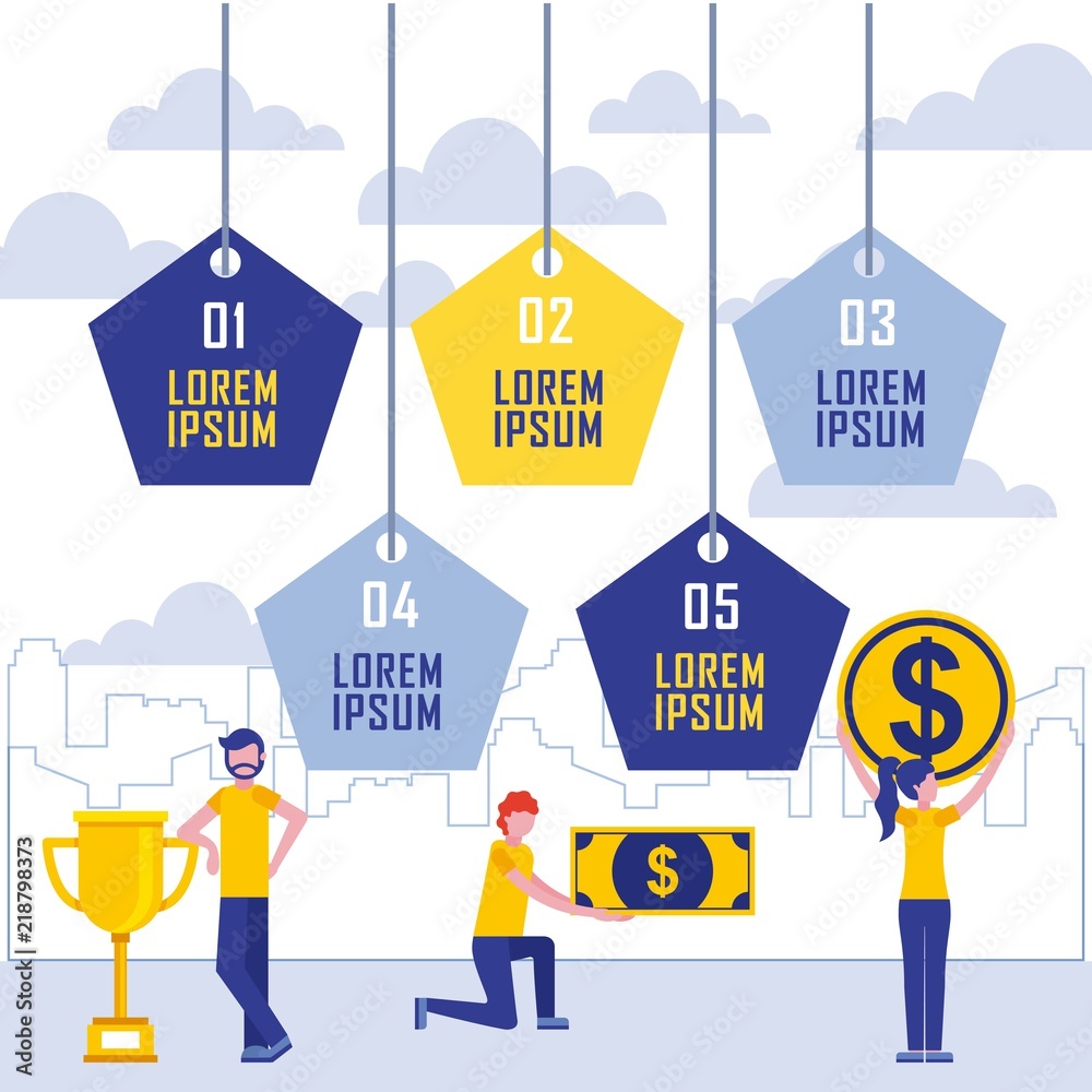 Obraz premium people business concept
