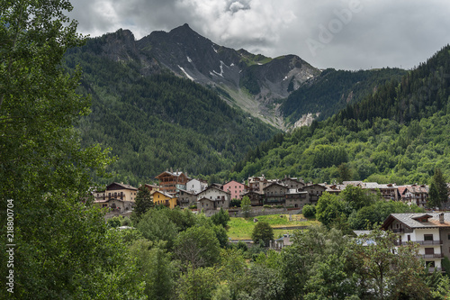 Alpine landscape next to Courmayer  Italy.