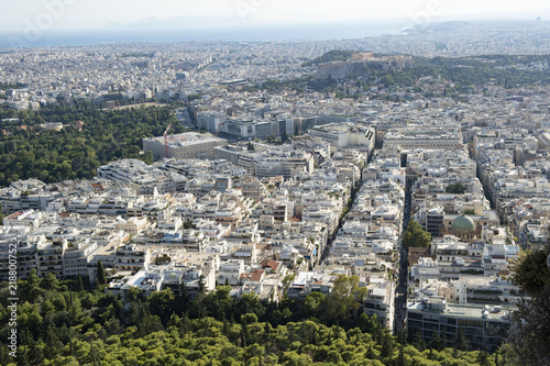 Übersicht über die Stadt Athen, Griechenland