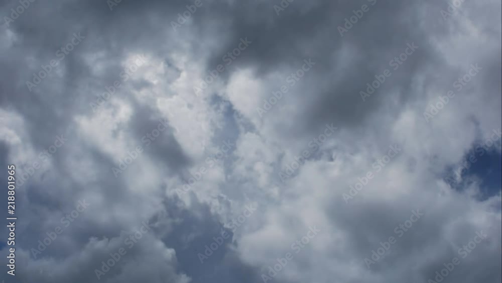 Time Lapse of White fluffy clouds in the blue sky background. Time Lapse of White fluffy clouds in the blue sky background.