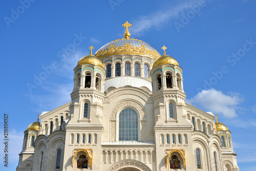 St. Nicholas naval Cathedral in Kronstadt.