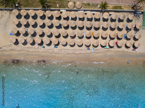 Beach at Nea Roda at Chalki...
