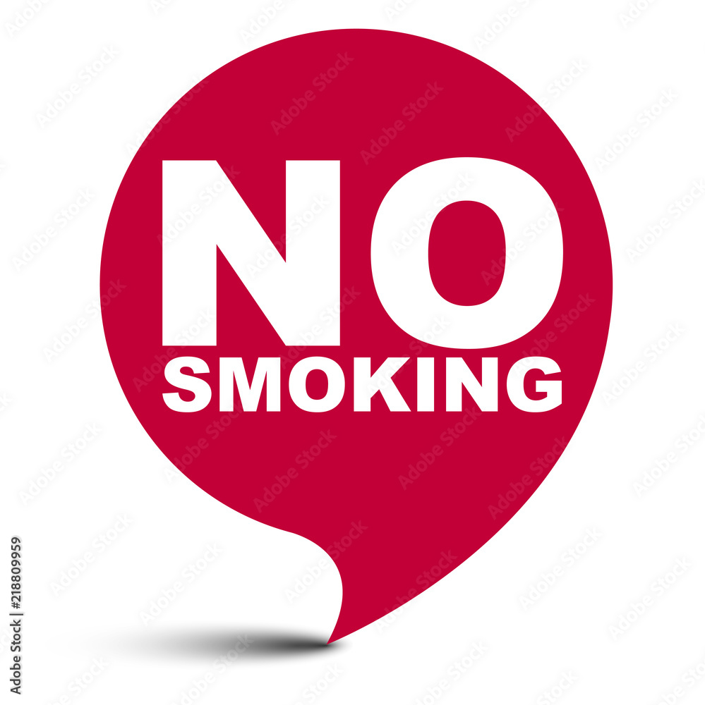 red vector bubble banner no smoking red vector bubble banner no smoking