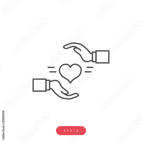 Loyality Vector Icon Business Management Related Vector Line Icon. Editable Stroke. 1000x1000 Pixel Perfect.