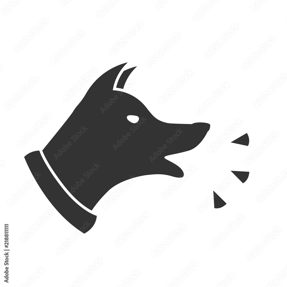 Fototapeta Dog Barking icon