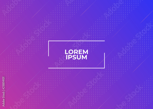 Gradient geometric background with colorful shapes composition. Vector illustration