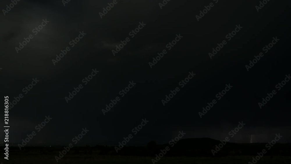 Night Time-lapse of an intense lightning storm during the Arizona monsoon season. Night Time-lapse of an intense lightning storm during the Arizona monsoon season.