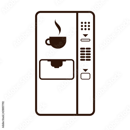 Coffee Vending Machine simple icon