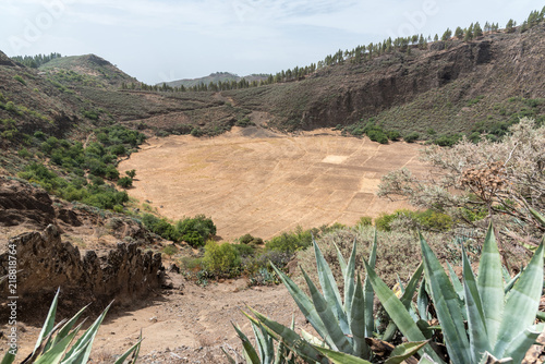 Krater Caldera Los Marteles Gran Canaria photo