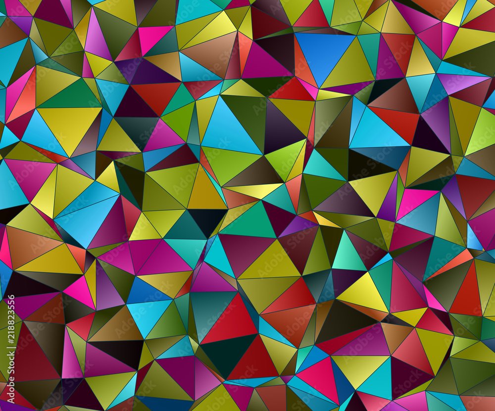 Obraz premium Triangular 3d, modern background
