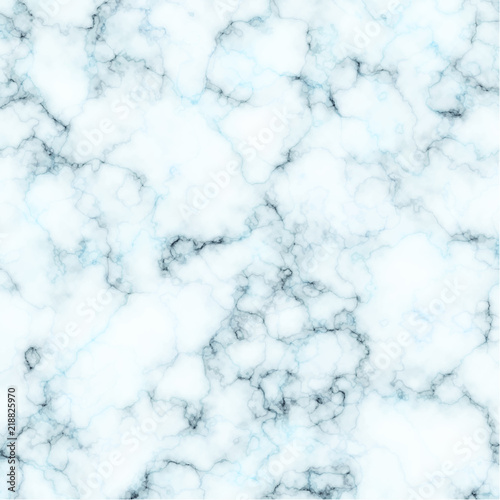White and blue marble texture. Vector background