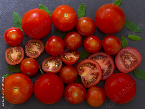 fresh and healthy tomato photo