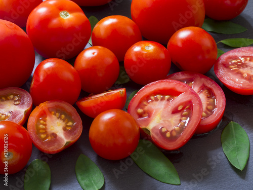 fresh and healthy tomato photo