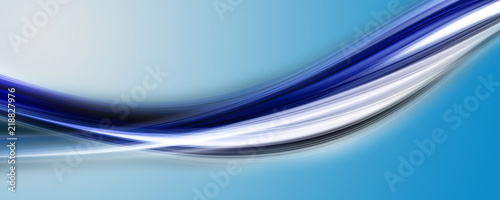 Abstract elegant wave panorama design with space for your text