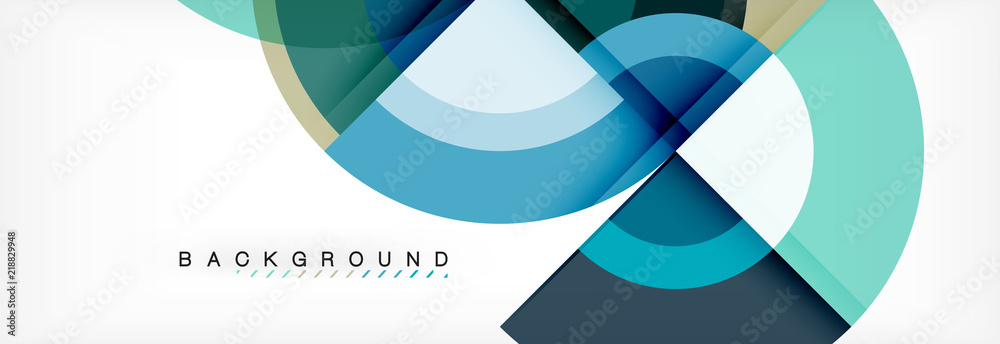 Vector circular geometric abstract background Vector circular geometric abstract background