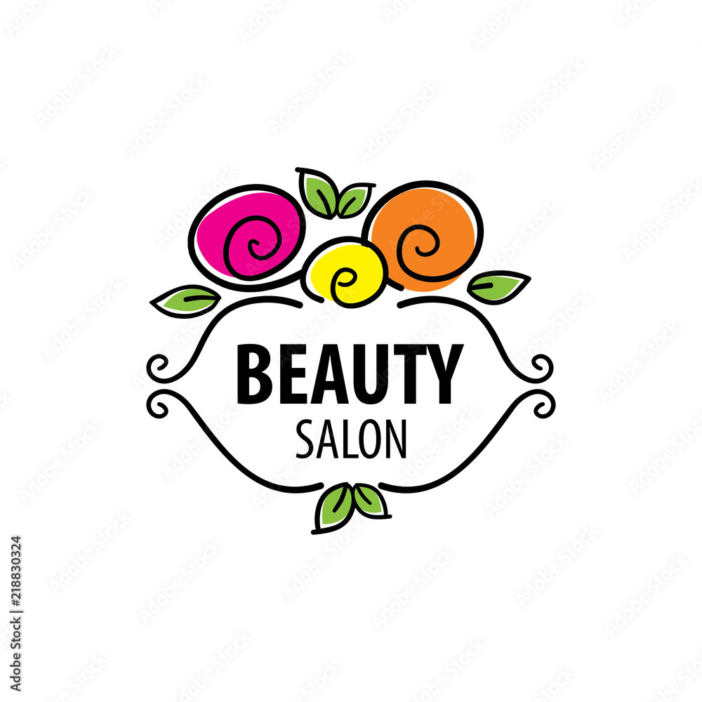 vector fashion logos and beauty shop