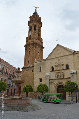 Antequera, Málaga, plaza, paisaje urbano.