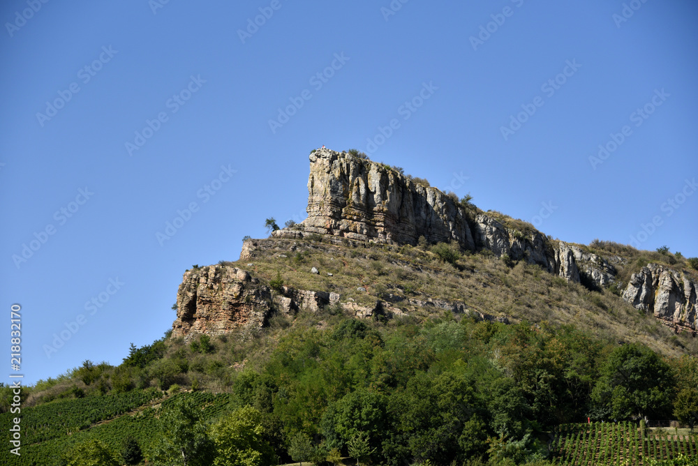 Roche de Solutré (Saône-et-Loire)