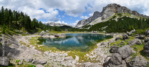 The Triglav Lakes Valley (Dolina Triglavskih jezer; Dolina sedmerih jezer) is a valley in the Julian Alps in Slovenia that is hosting multiple lakes. 