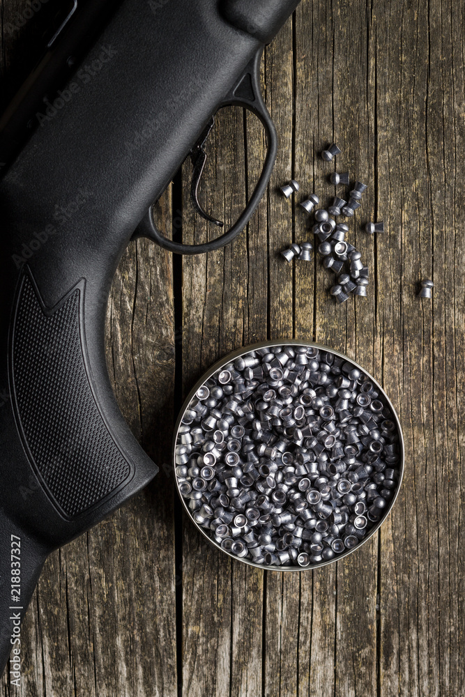 Lead airgun pellets. Stock Photo Adobe Stock