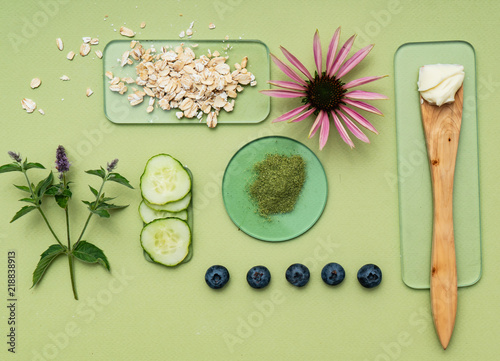 ingredients for cosmetic photo