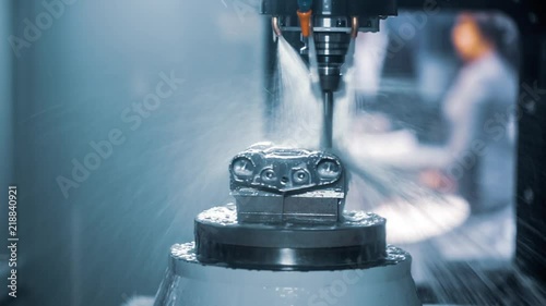 Metalworking CNC milling machine.