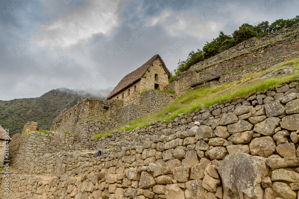Stone Terraces, Machu Picchu, Peru