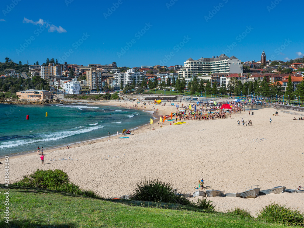 Wide White Sand Beach, Coogee, Australia Wide White Sand Beach, Coogee, Australia