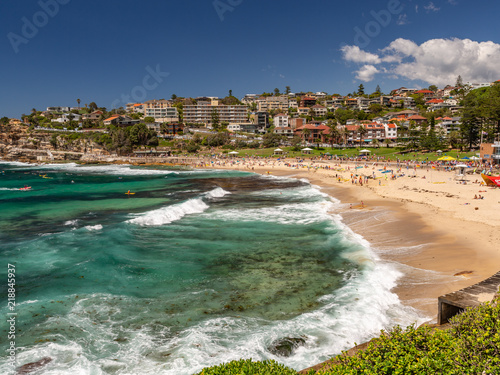 Принти на полотні Beautiful Coogee Beach, Australia, on a Summer Day