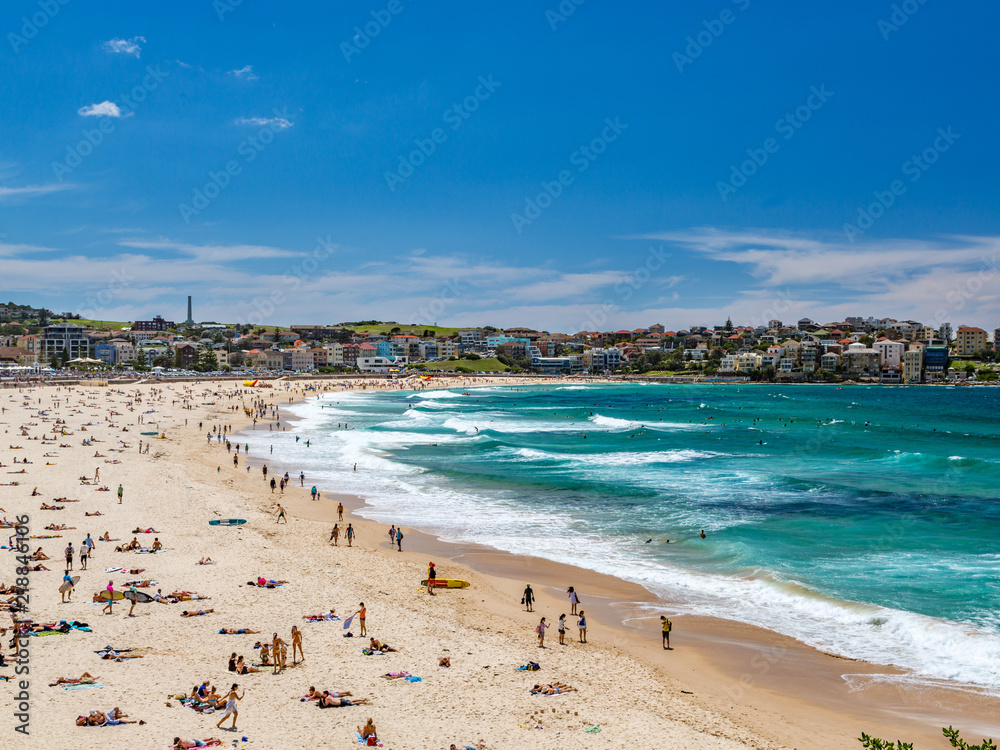 Coogee Beach on a Summer Day in Australia