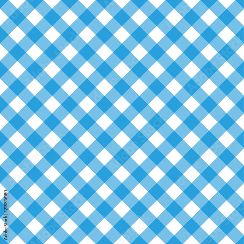 Octoberfest pattern. October munich fest background. Rhomb octoberfest blue ornament. Seamless traditional German pattern.
