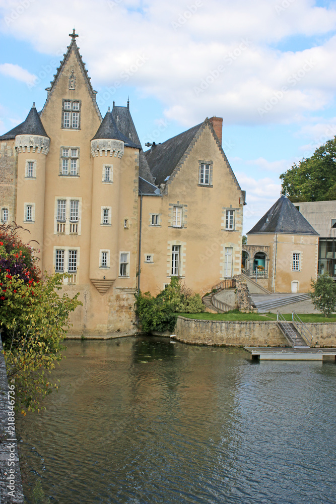 Naklejka premium La Fleche town hall