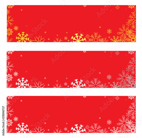 Christmas Vector Web Header Banner