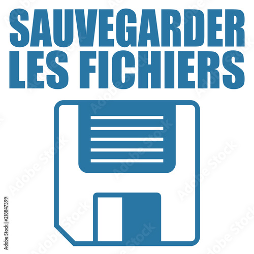 Logo sauvegarder les fichiers.