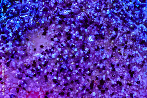 Colours mixing in fluid