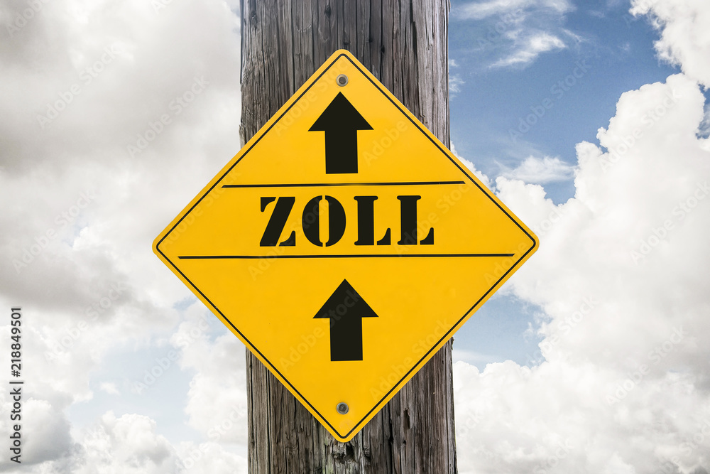 Schild 271 - Zoll Schild 271 - Zoll