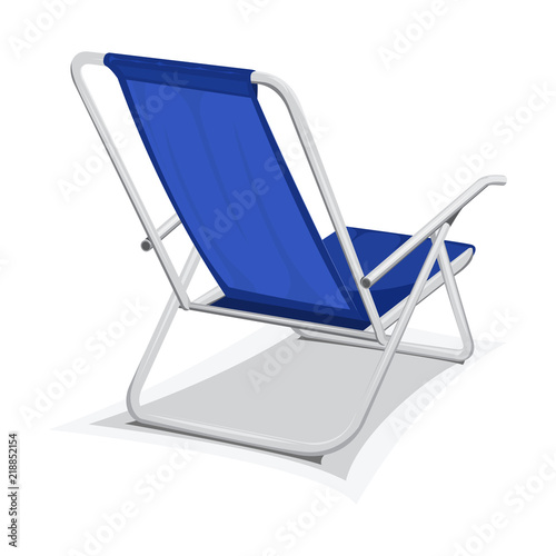 Steel beach chair 