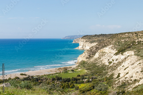 View of Episkopi Bay, Cyprus, Kourion